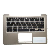 Replacement La Shell Attorno alla Tastiera C Conchiglia Shell & Tastiera per for ASUS X406UA d'oro Layout Inglese Americano