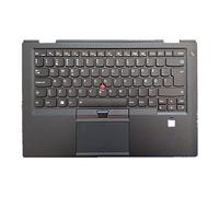 Replacement La Shell attorno alla tastiera C conchiglia Shell & Touchpad & Tastiera per for Lenovo ThinkPad X1 Carbon 1st 2nd 3rd 4th 5th Kabylake 5th Skylake 6th 7th Gen Nero inglese americano