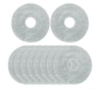Replacement Microfibre Cloth for Robot Vacuum CleanersKit Panni Ricambio in Microfibra per JONR T5 PRO, Accessori Mop per Robot Aspirapolvere, Installazione Semplice (Pack of 10)
