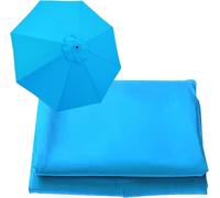 Replacement Parasol Canopy 2.5m 3.0m 3.5m - Durable Waterproof Garden Umbrella Cover UV Protection Fits 6 & 8 Arm Frames Easy Installation for Outdoor Patio Use