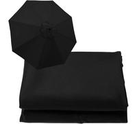 Replacement Parasol Canopy 2.5m 3.0m 3.5m - Durable Waterproof Garden Umbrella Cover UV Protection Fits 6 & 8 Arm Frames Easy Installation for Outdoor Patio Use