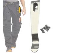 Replacement Pocket Clip, Multi-Purpose Stainless Steel Clip 2.4x0.47x0.35 inches, Sturdy Accessories for Work, Walking, Camping, Climbing, Fishing, Backpacking, Running Sports, Versatile Applications