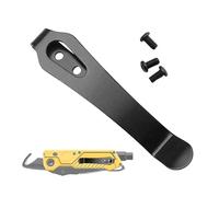 Replacement Pocket Clip, Tool Belt Clip, 2.4x0.47x0.35IN ERGONOMIC DESIGN, Stainless Steel Multi Purpose, Outdoor Accessory for Picnic, Backpacking, Walking, Running, and Waist Card Holder