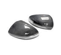 Replacement Rearview Side Mirror Covers Cap Compatible For Mercedes Benz W205 W213 C238 X253 C E GLC Class OEM Real Carbon Fiber Shell(C Class W205)