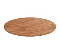 Replacement Round Dining Table Top, 40 cm Diameter x 1,5 cm Thick, Light Brown Oak Wood, Ideal for Coffee Tavoli, Ristoranti, Bar, Commercial Use, Durable and Stylish