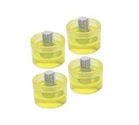 Replacement Rubber Hammer Tips 4Pack Mallet Heads Shockproof for Woodworking, Upholstery, Mechanics, And Camping