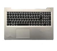 Replacement Tastiera del Computer Portatile & La Shell Attorno alla Tastiera C Conchiglia Shell & Touchpad per For Lenovo V110-15 V110-15AST V110-15IAP V110-15ISK Argento Versione Americana
