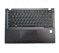 Replacement Tastiera del Computer Portatile & La Shell Attorno alla Tastiera C Conchiglia Shell & Touchpad per For Lenovo K22 K22-80 K32 K32-80 Nero Versione Americana con retroilluminazione