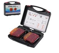 Replacement Trailer Tail Lights - Magnetic Taillight, Bright Trailer Taillight Set for Enhanced Visibility and Safety | Cordless Magnetic Warning Lamps for Night Driving, Commuting, Working and Traile