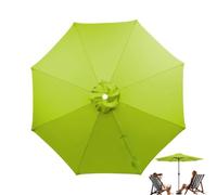 Replacement Umbrella Canopy 11ft 8 Rib Cantilever UV Resistant Waterproof Patio Umbrella Cover Replacement for Deck Grill Picnic Camping Parks Market Beach Sports Summer Outdoor Shade
