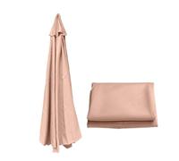 Replacement Umbrella Canopy 11ft 8 Rib Cantilever UV Resistant Waterproof Patio Umbrella Cover Replacement for Deck Grill Picnic Camping Parks Market Beach Sports Summer Outdoor Shade