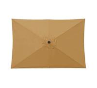 Replacement Umbrella Canopy,6.6X10 Ft Rectangle Patio Umbrella Parasol Top Cover | UV Protection Shade Garden Accessories for Table Playgrounds Pool Deck Beach