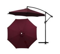 Replacement Umbrella Canopy Strong, Cantilever Waterproof Cover, UV-Resistant With 11-Foot 8-Rib Design, Patio Deck Grill Picnic Camping Tool, Parks Summer Accessory, Premium Quality Outdoor Shade