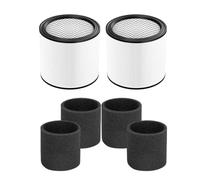 Replacement Vacuum Filter - HEPA Filter for Home for Dust Cleaning Use | High Efficiency Filtration Cartridge with Washable Layer Design, Air Purification Accessory Part