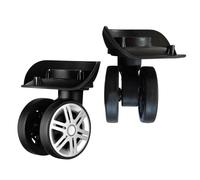 Replacement Wheels for Luggage - 2 pezzi 360° Swivel Smooth | Travel Suitcase Repair Caster for Vacation School Airplane Carrying Makeup Case - Set di rulli universali silenzioso