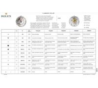 Replacing Parts Rolex 4130 Genuine Original - Ricambi Originali