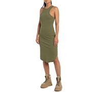 Replay Abito Canotta Costine Verde Donna S