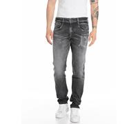 Replay Anbass Aged Jeans, 096 Grigio Medio, 30W x 32L Uomo