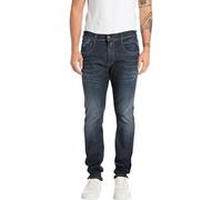 REPLAY Anbass Hyperflex Dust Jeans, 007 Blu Scuro, 40W x 34L Uomo