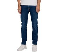 Replay Anbass Hyperflex Jeans In Denim Riutilizzati Da Uomo Blu Medio UK 30 - 36