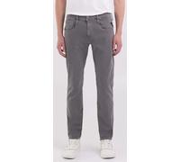 Replay Anbass Hyperflex Oz Bull Stretch Denim Jeans Da Uomo In Grigio UK 30 - 36
