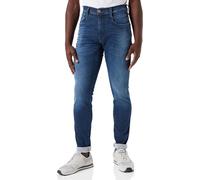 Replay Anbass Hyperflex Stretch Eco Denim Jeans Da Uomo In Blu UK 30 - 36