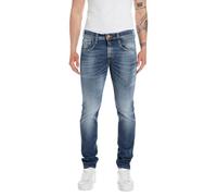 Replay Anbass Powerstretch Denim Jeans da Uomo, 009 Blu Medio., 34W x 34L
