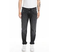 Replay Anbass Powerstretch Denim, Jeans Uomo, 099 Black Delavè, 33W / 30L