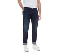 Replay Jeans Uomo Anbass M914.000.41a781 Powerstretch Denim Blu Scuro 781 33W/32L