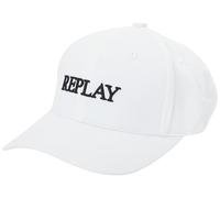 Replay Ax4161 Cappellino da Baseball, 0001 Optical White W, Taglia Unica