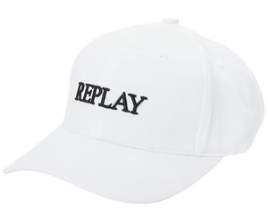 Replay Ax4161 Cappellino da Baseball, 0001 Optical White W, Taglia Unica