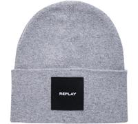 Replay Ax4167.001 Acrilico Misto Cotone Berretto Cappello da Uomo IN Grigio