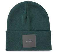 Replay Ax4167.003 Italiano IN Maglia Ctn Logo P Berretto Uomo Cappelli Verde UK