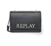 Replay Borsa a mano da donna in finta pelle, colore nero (Black 098), taglia unica