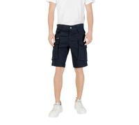 Replay Blue Cotton Bermuda Shorts - W33
