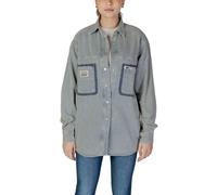 Replay Blue Cotton Blouse - IT40|S