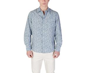 Replay Blue Cotton Pattern Shirt - IT48 | L