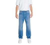 Replay Blue Cotton Relaxed Fit Jeans - W34 | L32