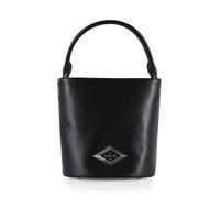 Replay Borsa a secchiello in ecopelle con placca logo frontale | 5BRDBFW3760000A0015G 0098 NERO, NERO, U