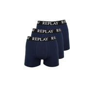 REPLAY Boxer blu / bianco Uomo REPLAY XL blu / bianco
