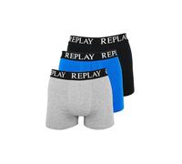 REPLAY Boxer blu / grigio sfumato / nero Uomo REPLAY M blu / grigio sfumato / nero