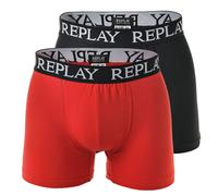 REPLAY Boxer grigio / rosso / nero Uomo REPLAY XXL grigio / rosso / nero