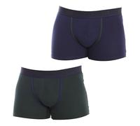 REPLAY Boxer, Logo (2 Pezzi) Uomo, Dark Blue/Dark Green, S
