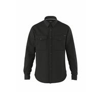 Replay Camicia Casual Da Uomo 6.5 OZ BLACK DENIM - Regular Fit Nero Denim Nero