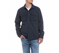REPLAY Camicia da Uomo, Blue 085, M