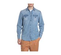 REPLAY CAMICIA WESTERN IN DENIM XL