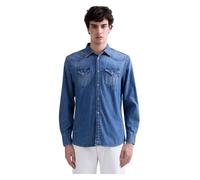 Replay M4023t.000.26c 10b Long Sleeve Shirt Blu XL Uomo