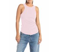 Replay Canotta da donna taglio alto, rosa (Bubble Pink 066), S