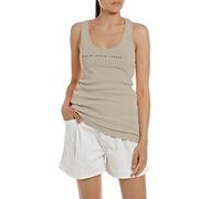 REPLAY Canotta Donna Lunga, Beige (Light Beige 893), XL