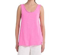 REPLAY Canotta Donna Vestibilità Morbida, Rosa (Pink Fluo 817), M